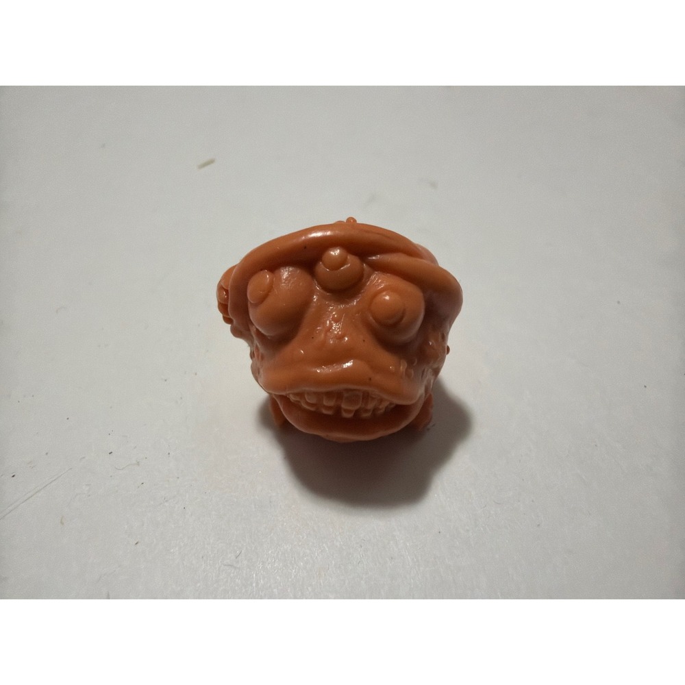 Vintage 80s Monster Mini Boglin Head Peach Plastic Alien Gross Out Toy Madballs